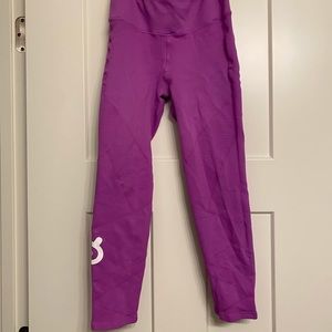 Peloton purple Capri legging